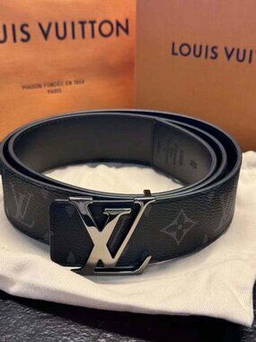 Louis Vuitton Monogram Eclipse Reversible Belt Size 95/38